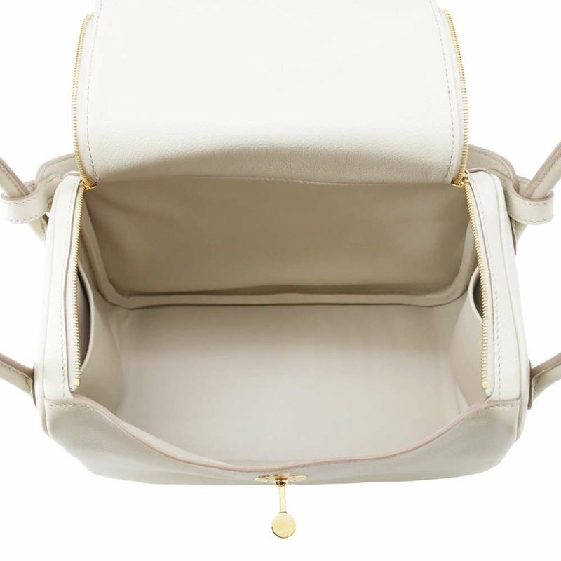 エルメス ハンドバッグ リンディ26 ベトン/ゴールド金具 エバーカラー B刻印 2wayショルダー