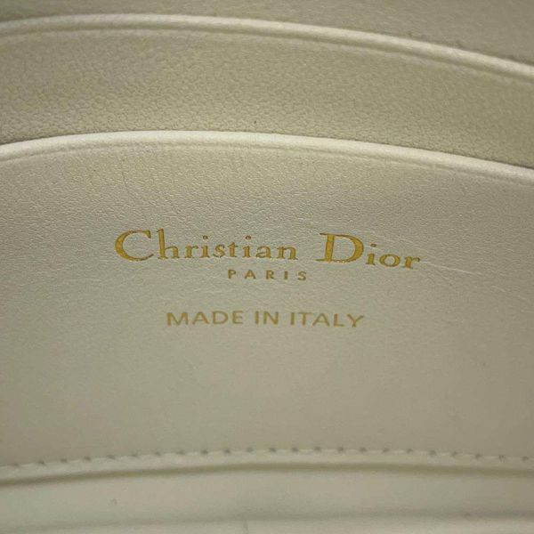 クリスチャン・ディオール ショルダーバッグ カロ カナージュ S5125UWHC Christian Dior 白