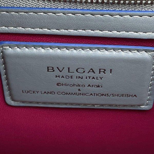 ブルガリ ハンドバッグ アルバ ジョジョ キラークイーン ミディアム 日本限定 レザー BVLGARI Hirohiko Araki コラボ 2wayショルダー