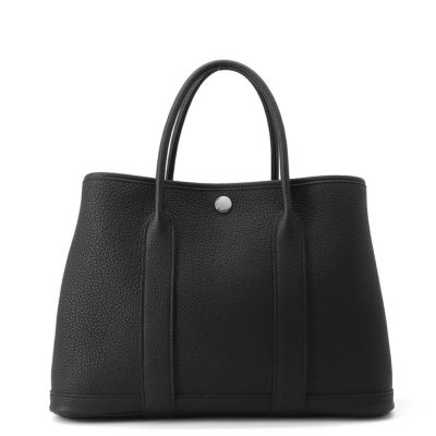 エルメス トートバッグ ガーデンパーティTPM ブラック/シルバー