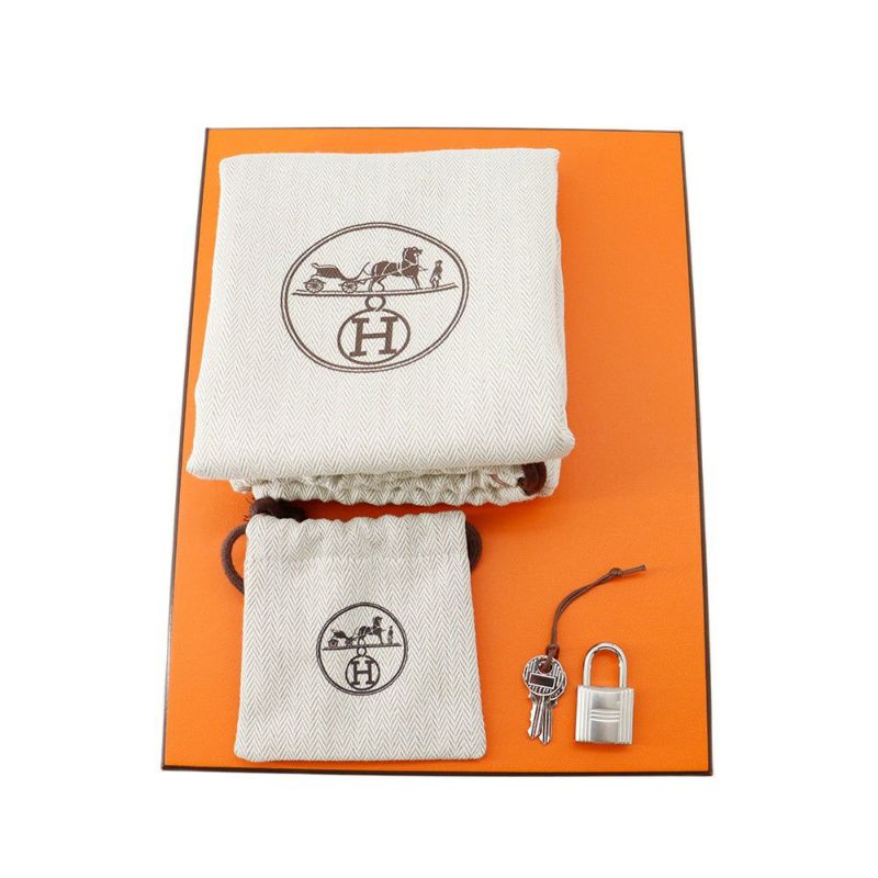 エルメス ハンドバッグ ピコタンロックPM ブルーペール/シルバー金具 トリヨンクレマンス W刻印