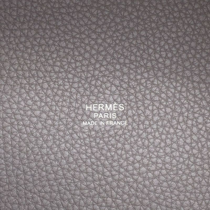 エルメス ハンドバッグ ピコタンロックPM グリメイヤー/シルバー金具 トリヨンクレマンス K刻印