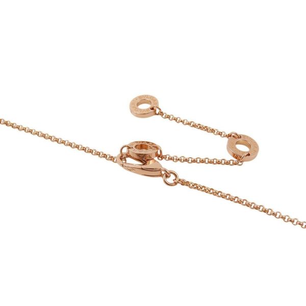 ブルガリ ネックレス ビー・ゼロワン B-zero1 K18PGピンクゴールド ブロンズセラミック 353004 BVLGARI ペンダント