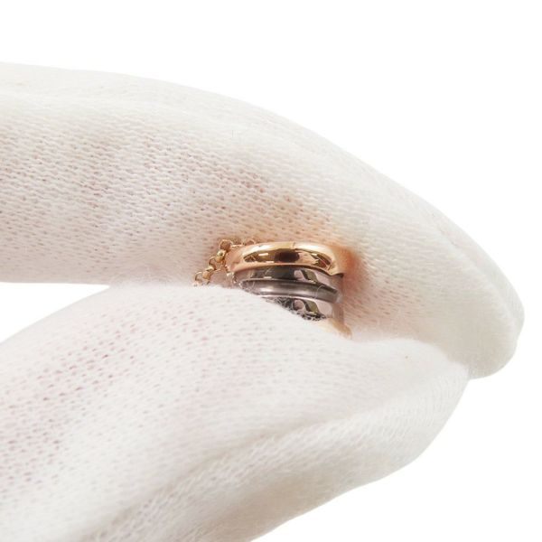 ブルガリ ネックレス ビー・ゼロワン B-zero1 K18PGピンクゴールド ブロンズセラミック 353004 BVLGARI ペンダント