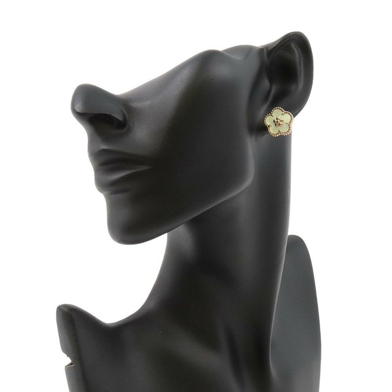 ヴァンクリーフ&アーペル ピアス ラッキー スプリング イヤリング プラムブロッサム マザーオブパール K18PG VCARP7RU00