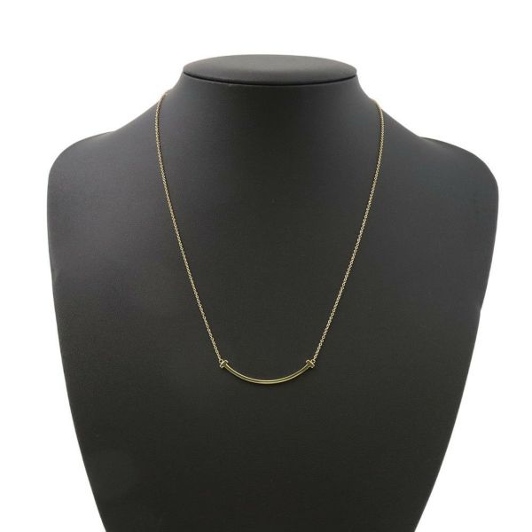 ティファニー ネックレス Tスマイル ペンダント スモール K18YGイエローゴールド 60011679 Tiffany&Co. ジュエリー