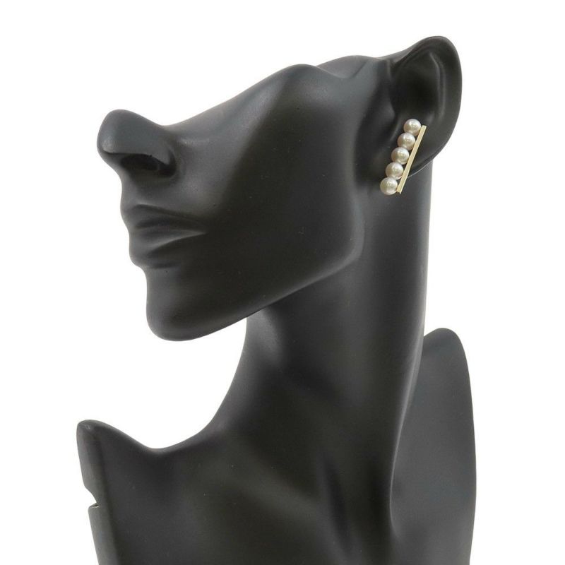 タサキ ピアス バランス プラス イヤリング あこや真珠 パール K18YGイエローゴールド E-3842-18KYG TASAKI