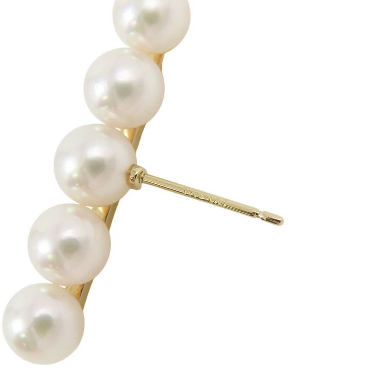 タサキ ピアス バランス プラス イヤリング あこや真珠 パール K18YGイエローゴールド E-3842-18KYG TASAKI