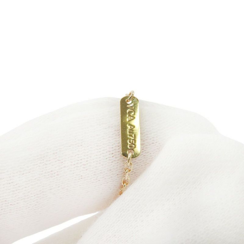 ヴァンクリーフ&アーペル ネックレス ヴィンテージ アルハンブラ ペンダント カーネリアン K18YGイエローゴールド VCARD38500