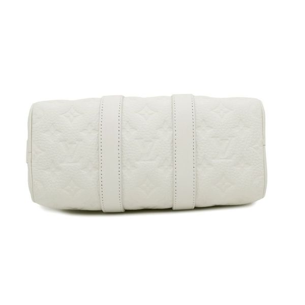 ルイヴィトン ハンドバッグ モノグラム・トリヨン キーポル・バンドリエール25 M24434 LOUIS VUITTON 白 ホワイト