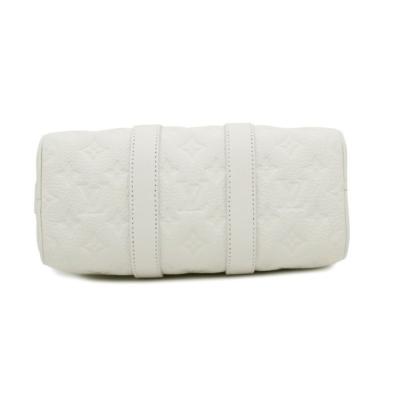 ルイヴィトン ハンドバッグ モノグラム・トリヨン キーポル・バンドリエール25 M24434 LOUIS VUITTON 白 ホワイト