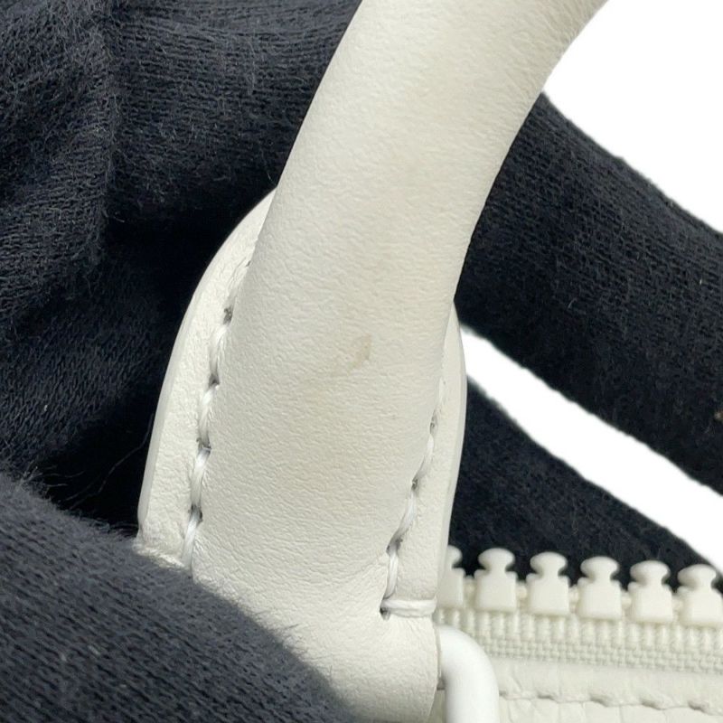 ルイヴィトン ハンドバッグ モノグラム・トリヨン キーポル・バンドリエール25 M24434 LOUIS VUITTON 白 ホワイト