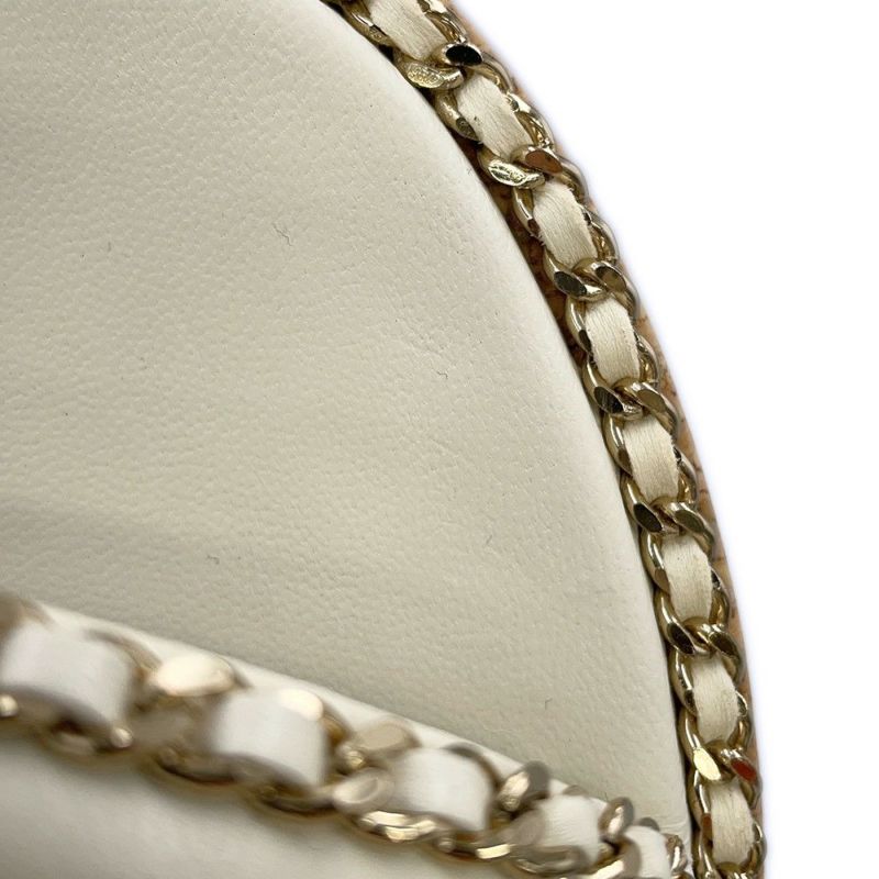 シャネル サンダル ココマーク チェーンストラップ レディースサイズ38C G35779 CHANEL 靴 白