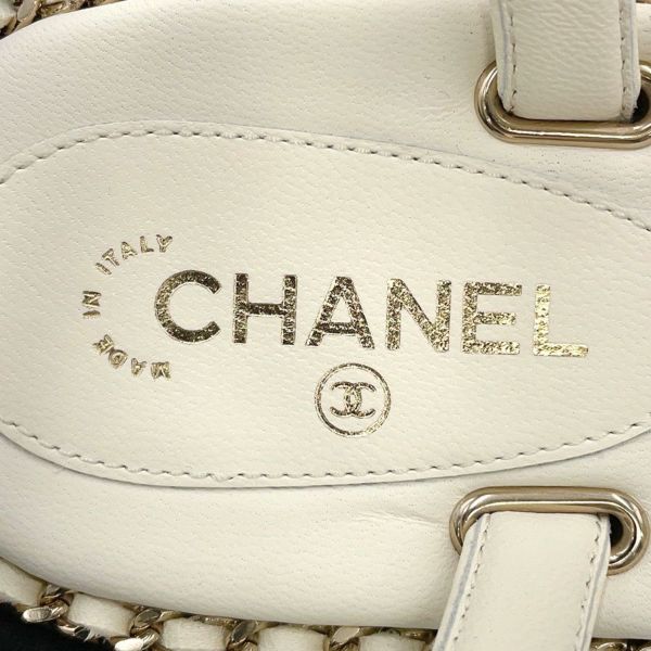 シャネル サンダル ココマーク チェーンストラップ レディースサイズ38C G35779 CHANEL 靴 白