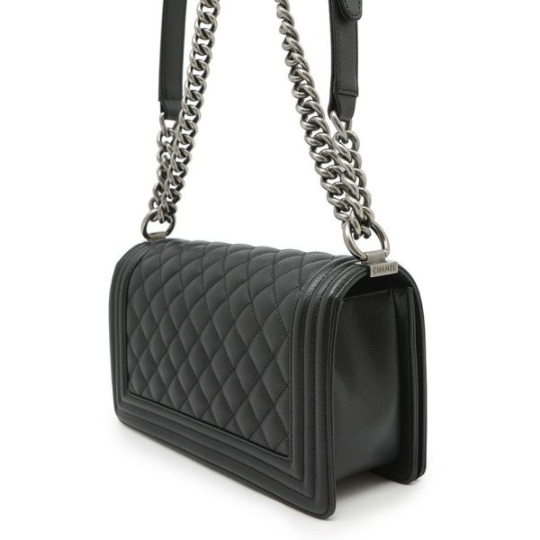 シャネル チェーンショルダーバッグ ボーイシャネル ココマーク A67086 CHANEL BOY CHANEL 黒