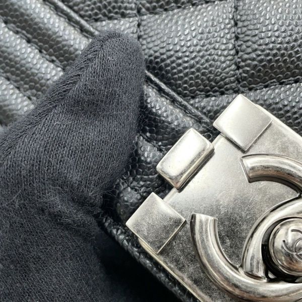 シャネル チェーンショルダーバッグ ボーイシャネル ココマーク A67086 CHANEL BOY CHANEL 黒