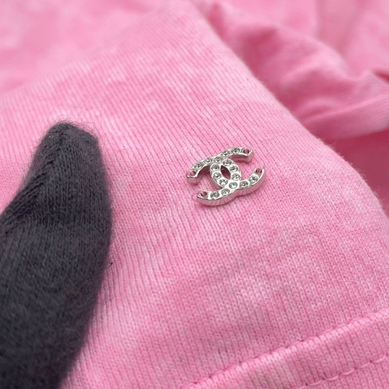 シャネル 半袖Tシャツ ツイードロゴ ココマーク レディースサイズS P74670 CHANEL アパレル