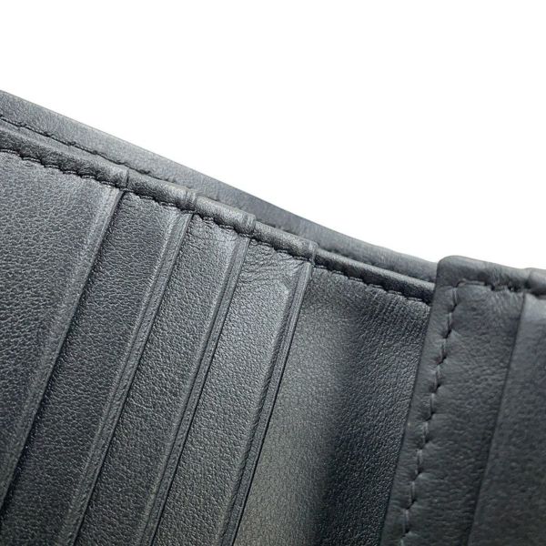 シャネル 二つ折り財布 ココマーク マトラッセ スモールウォレット AP4381 CHANEL 黒