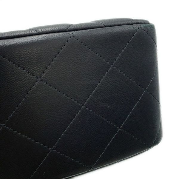 シャネル チェーンショルダーバッグ マトラッセ30 ココマーク Wフラップ ラムスキン A58600 CHANEL 黒