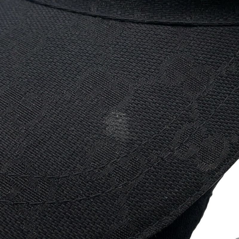 グッチ キャップ オリジナルGGキャンバス ベースボール ブラック サイズL 200035 GUCCI 帽子 黒