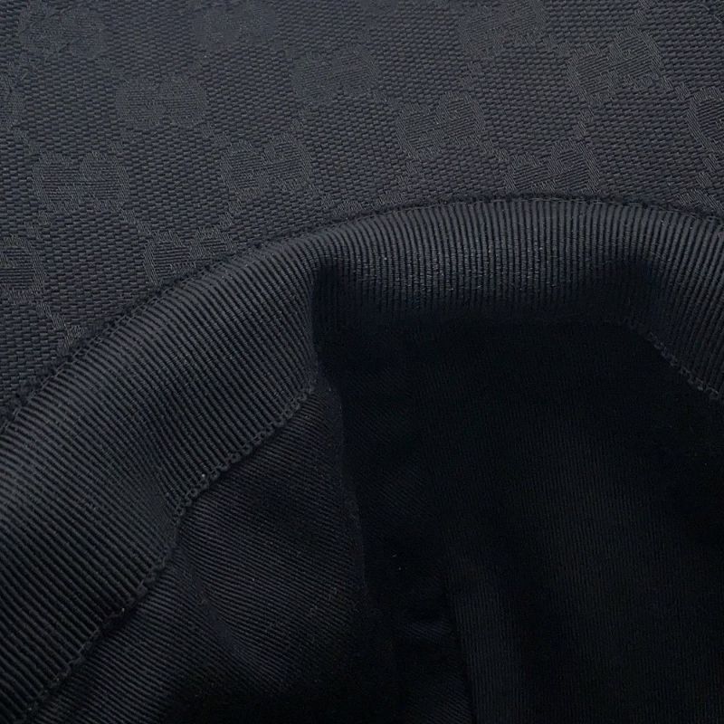 グッチ キャップ オリジナルGGキャンバス ベースボール ブラック サイズL 200035 GUCCI 帽子 黒