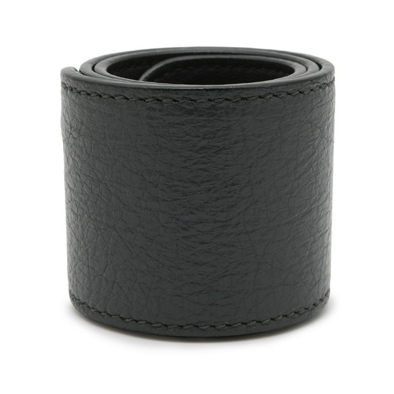 バレンシアガ ブレスレット サイクルブレス レザー ロゴ BALENCIAGA 483272 アクセサリー 黒