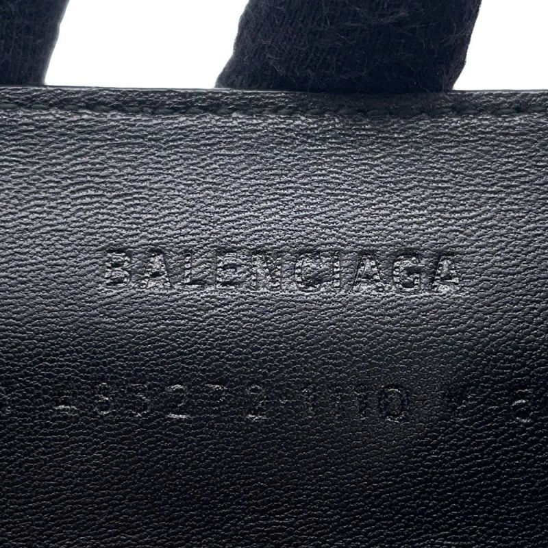 バレンシアガ ブレスレット サイクルブレス レザー ロゴ BALENCIAGA 483272 アクセサリー 黒