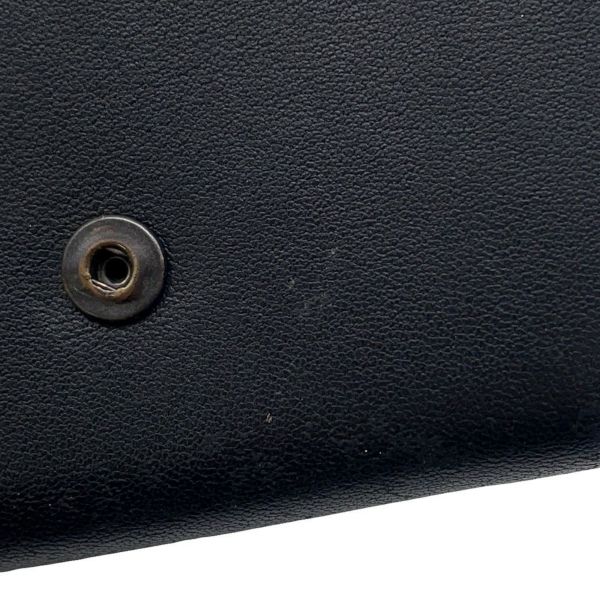 ボッテガヴェネタ 三つ折り財布 イントレチャート コンパクトウォレット レザー BOTTEGA VENETA 財布 黒