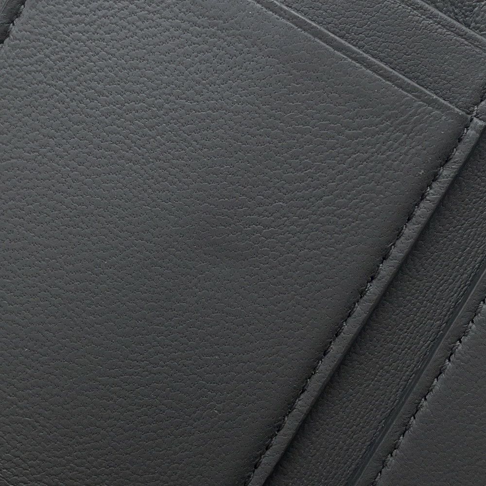 ボッテガヴェネタ 三つ折り財布 イントレチャート コンパクトウォレット レザー BOTTEGA VENETA 財布 黒