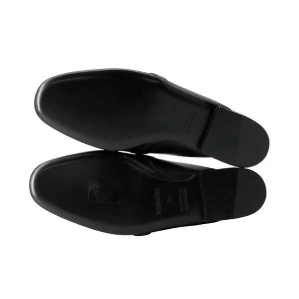 エルメス ミュール オズ OZ レザー レディースサイズ34 HERMES 靴 黒