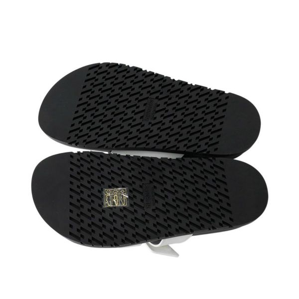 エルメス サンダル シプレ カーフレザー レディースサイズ34 HERMES 靴 黒 白