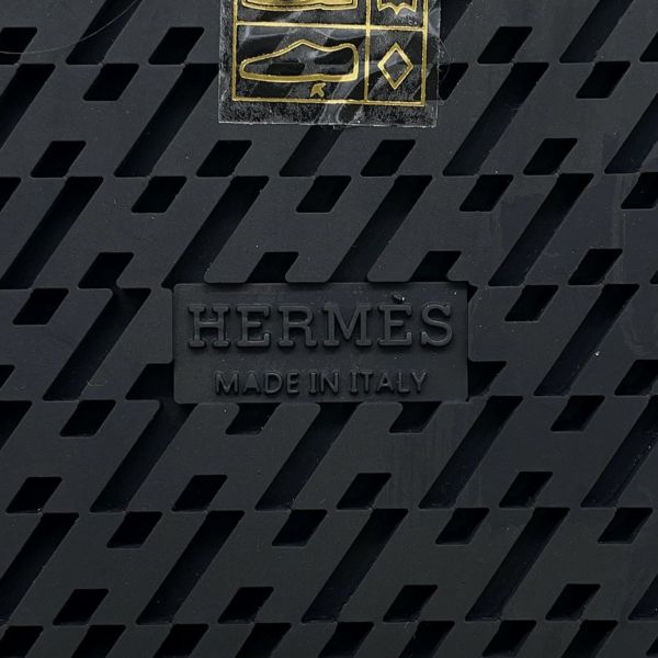 エルメス サンダル シプレ カーフレザー レディースサイズ34 HERMES 靴 黒 白