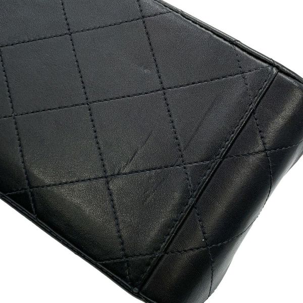 シャネル チェーンショルダーバッグ デカマトラッセ34 ココマーク ラムスキン A01094 CHANEL デカマト 黒