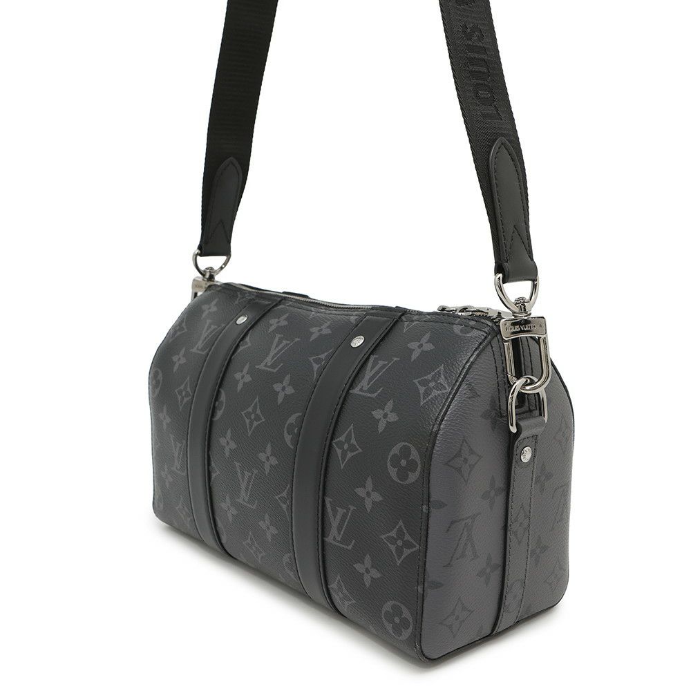 ルイヴィトン ショルダーバッグ モノグラム・エクリプス リバース シティ・キーポル M45936 ブラック 黒