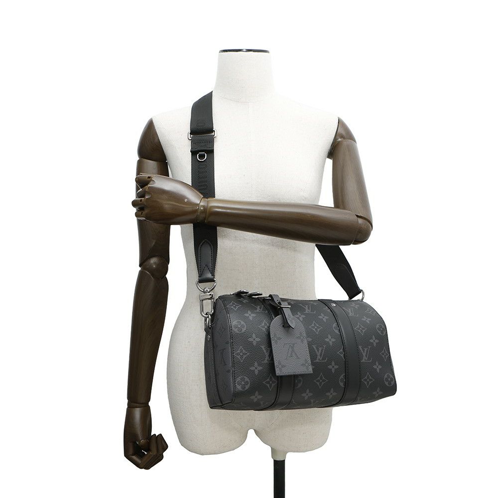 ルイヴィトン ショルダーバッグ モノグラム・エクリプス リバース シティ・キーポル M45936 ブラック 黒