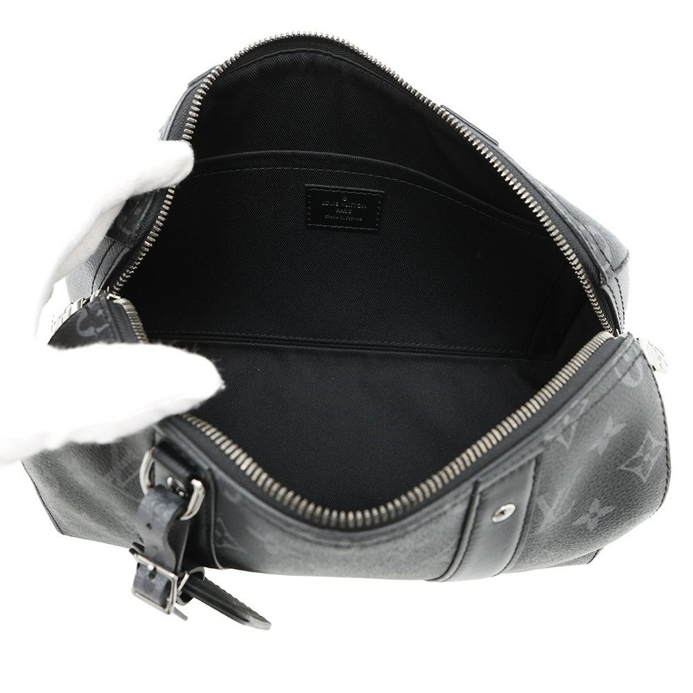 ルイヴィトン ショルダーバッグ モノグラム・エクリプス リバース シティ・キーポル M45936 ブラック 黒