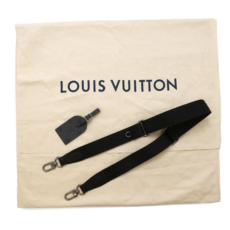 ルイヴィトン ショルダーバッグ モノグラム・エクリプス リバース シティ・キーポル M45936 ブラック 黒