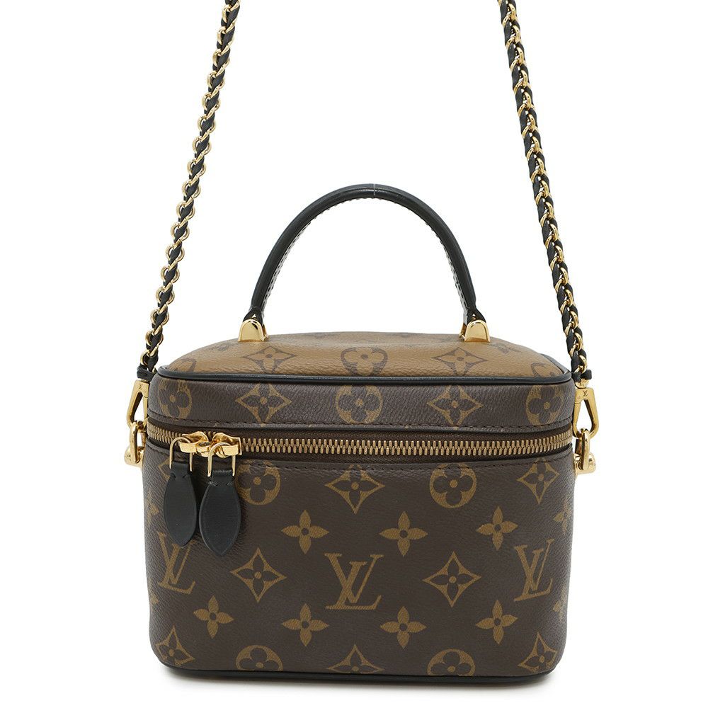 ルイヴィトン ハンドバッグ モノグラム・リバース ヴァニティ NV PM M45165 ニコラ・ジェスキエール 黒 ブラック