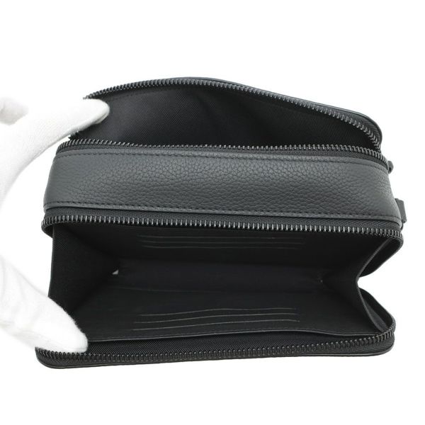 ルイヴィトン ショルダーバッグ グレインカーフレザー アルファ・ウェアラブル ウォレット M59161 LOUIS VUITTON 黒 ブラック