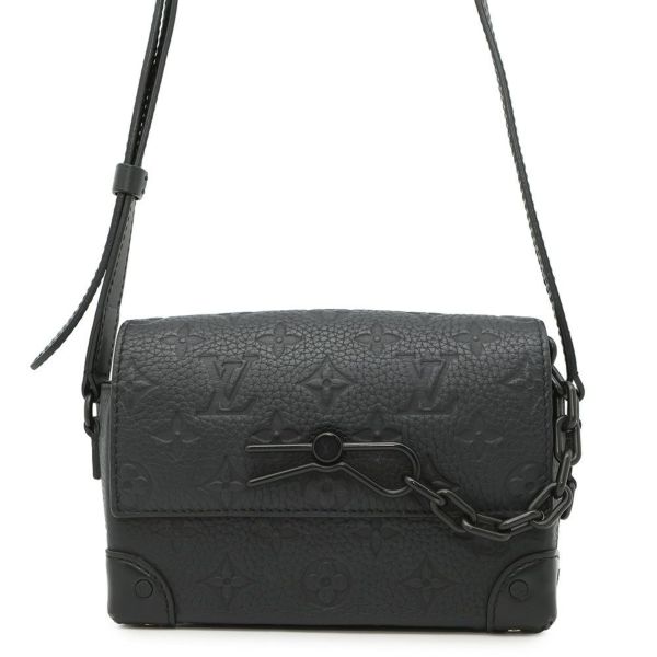 ルイヴィトン 長財布 モノグラム・トリヨン スティーマー・ウェアラブル ウォレット M81746 ショルダーバッグ 黒 ブラック