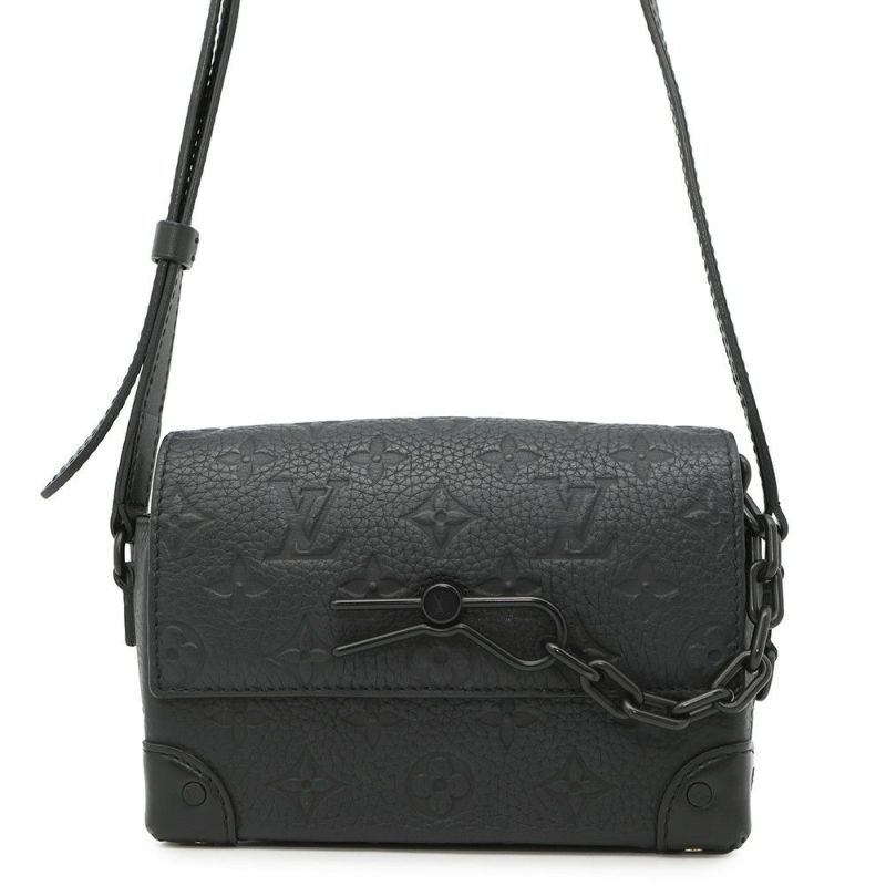 ルイヴィトン 長財布 モノグラム・トリヨン スティーマー・ウェアラブル ウォレット M81746 ショルダーバッグ 黒 ブラック