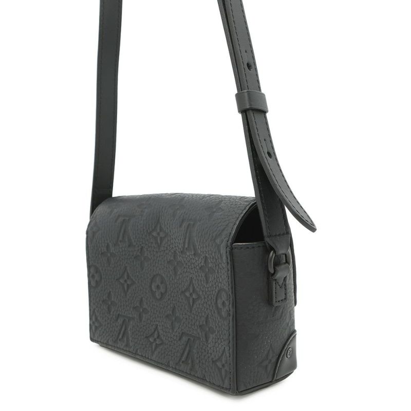 ルイヴィトン 長財布 モノグラム・トリヨン スティーマー・ウェアラブル ウォレット M81746 ショルダーバッグ 黒 ブラック