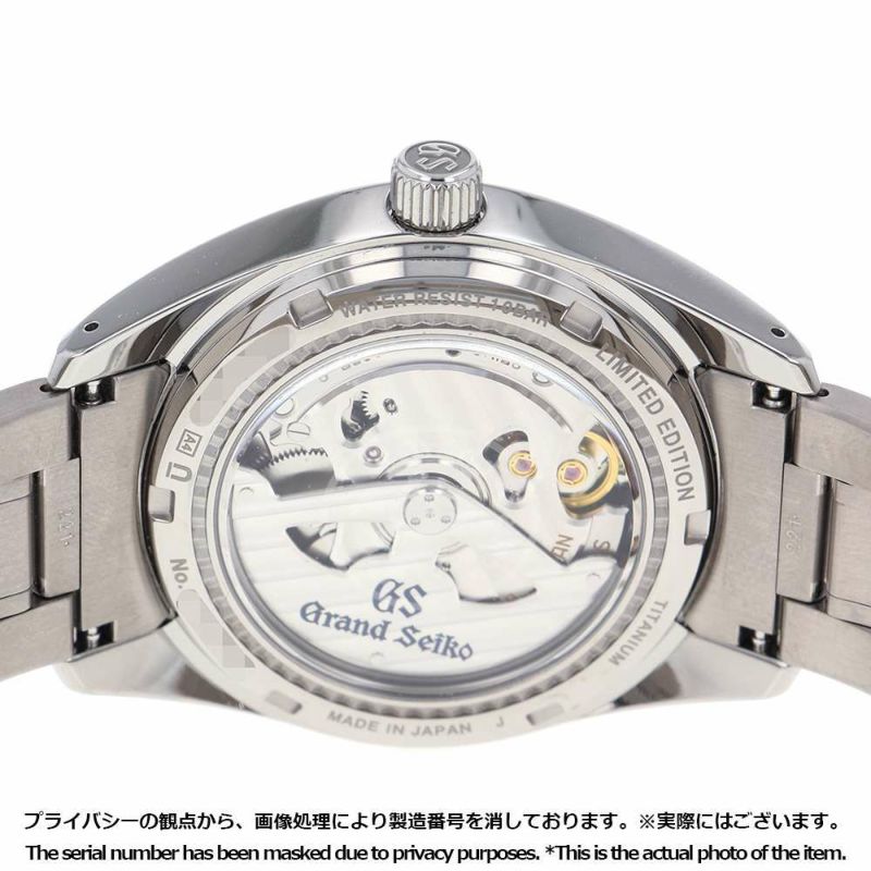 セイコー グランドセイコー ヘリテージ 20周年記念限定モデル SBGA497 ピンクグラデーション文字盤