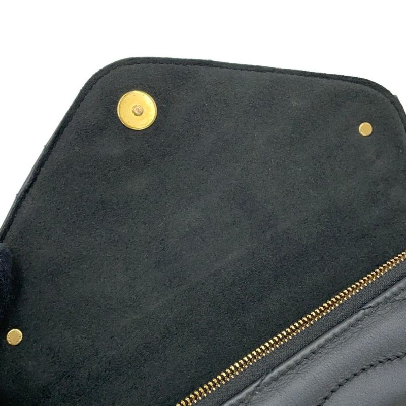 ルイヴィトン チェーンウォレット ニューウェーブ ポシェット・チェーン M63929 LOUIS VUITTON 長財布 ブラック 黒