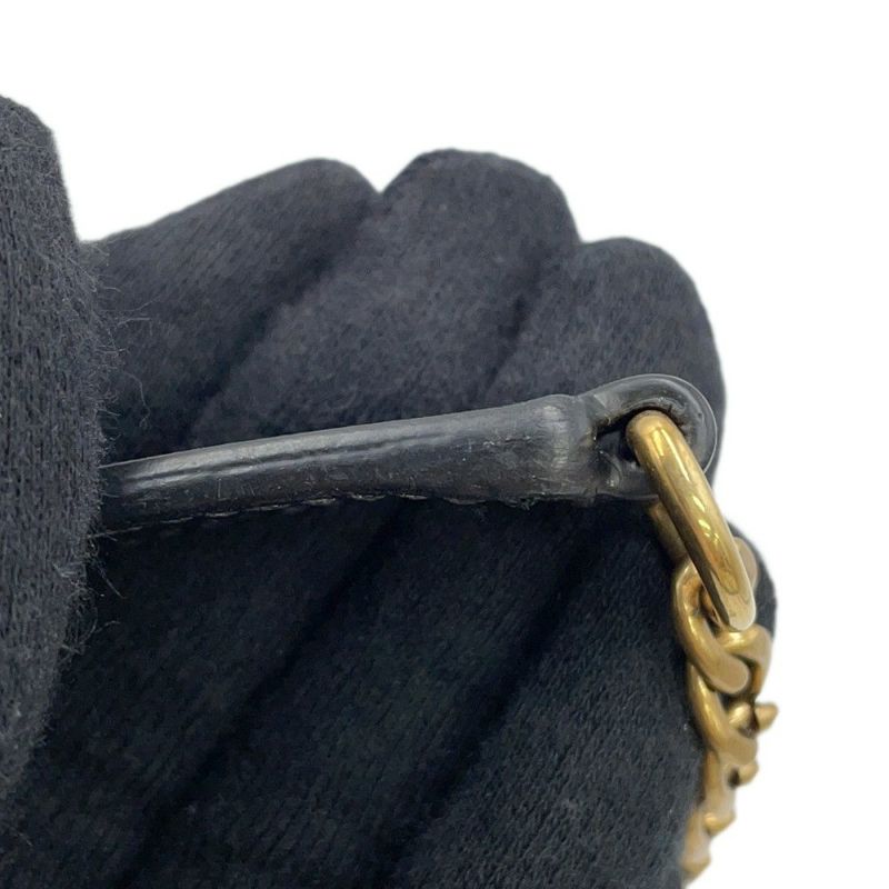 ルイヴィトン チェーンウォレット ニューウェーブ ポシェット・チェーン M63929 LOUIS VUITTON 長財布 ブラック 黒