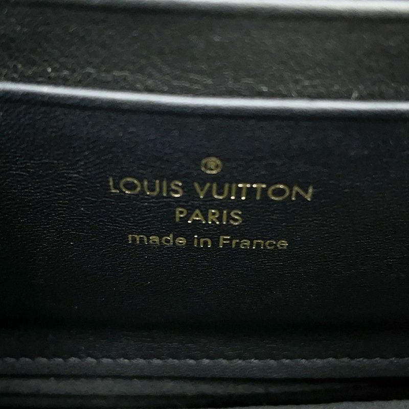 ルイヴィトン チェーンウォレット ニューウェーブ ポシェット・チェーン M63929 LOUIS VUITTON 長財布 ブラック 黒