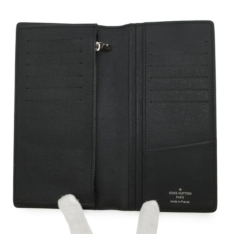 ルイヴィトン 長財布 ダミエ・グラフィット ポルトフォイユ・ブラザ N62665 LOUIS VUITTON ヴィトン 財布 メンズ 黒