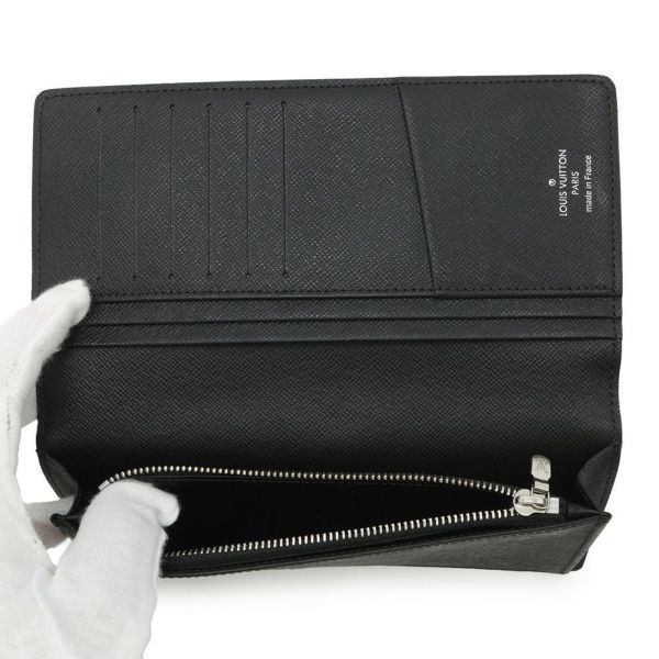 ルイヴィトン 長財布 ダミエ・グラフィット ポルトフォイユ・ブラザ N62665 LOUIS VUITTON ヴィトン 財布 メンズ 黒