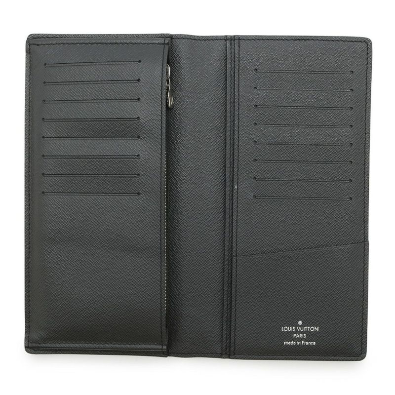 ルイヴィトン 長財布 タイガ ポルトフォイユ・ブラザ M30501 LOUIS VUITTON ヴィトン 財布 黒 メンズ