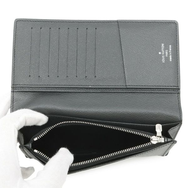 ルイヴィトン 長財布 タイガ ポルトフォイユ・ブラザ M30501 LOUIS VUITTON ヴィトン 財布 黒 メンズ